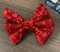 Fancy sequin hair bow