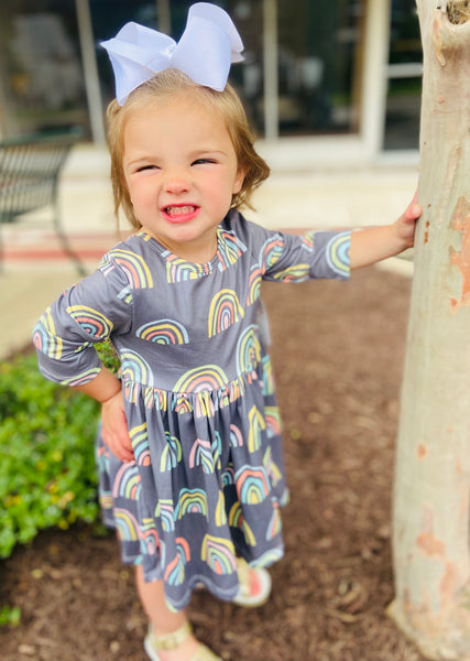 Retro Rainbow Dress