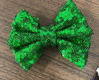 Fancy sequin hair bow