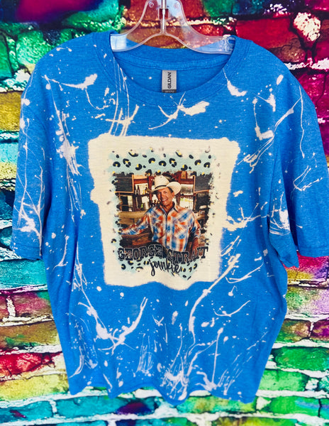 George Strait Bleached Tee