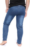 Dora Distressed Denim Leggings