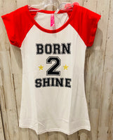 Born To Shine Oversized Tee